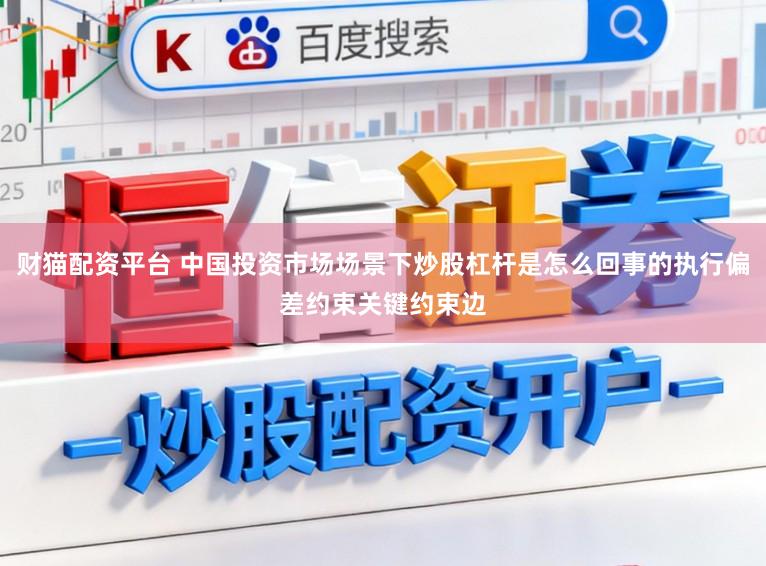 财猫配资平台 中国投资市场场景下炒股杠杆是怎么回事的执行偏差约束关键约束边