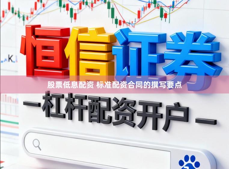 股票低息配资 标准配资合同的撰写要点