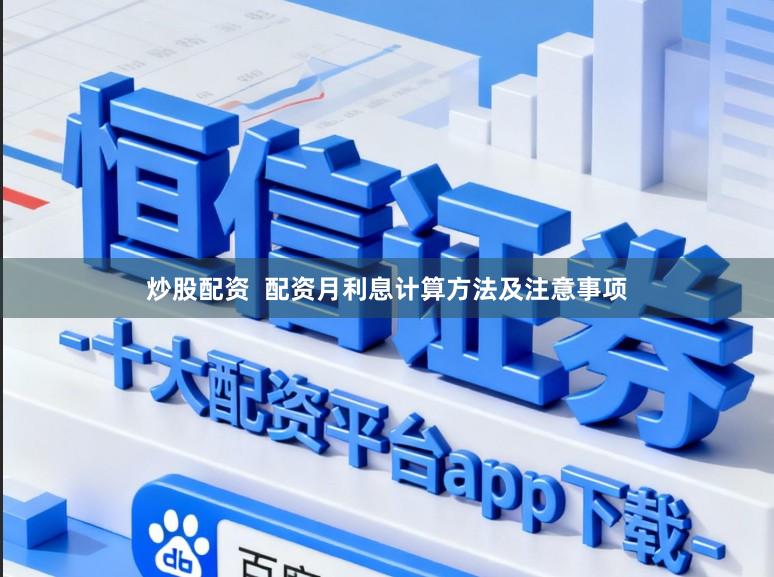 炒股配资  配资月利息计算方法及注意事项