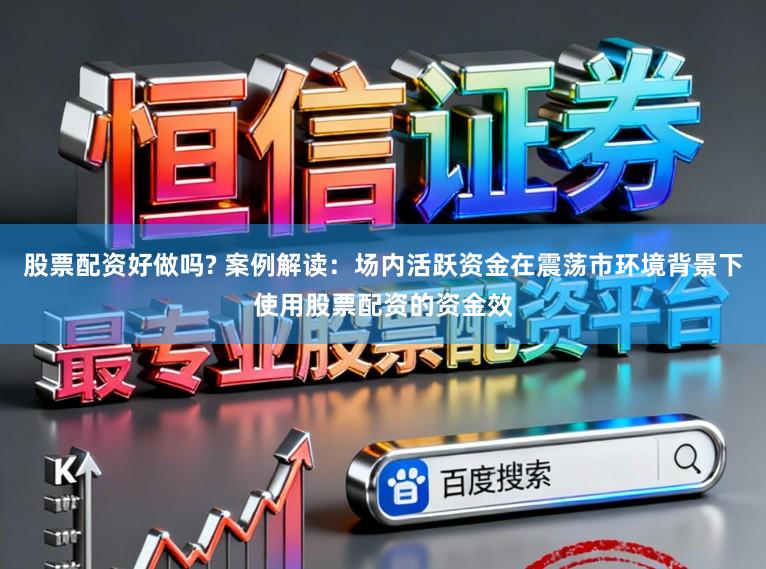 股票配资好做吗? 案例解读：场内活跃资金在震荡市环境背景下使用股票配资的资金效